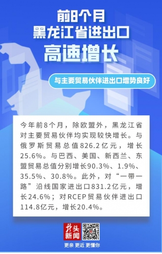 1277亿元！前8个月黑龙江省进出口总值同比增长22.3%-4.jpg