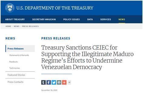 渝视频丨又借委内瑞拉打压中企！美财政部宣布制裁中国电子进出口有限公司-1.jpg