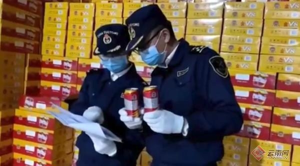 昆明海关没收1.16万箱侵犯嘉士伯商标注册权啤酒-2.jpg