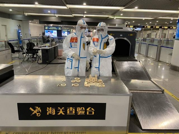 回蓉旅客包里携带“象牙手镯”，被成都海关查获-2.jpg
