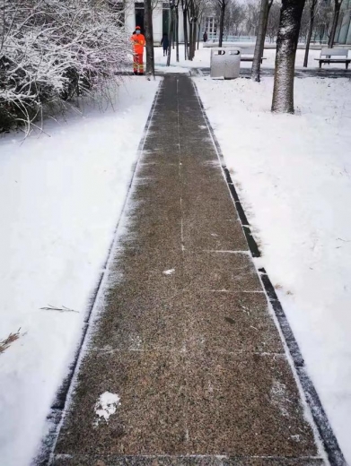 应对大雪 保税区连夜行动-11.jpg