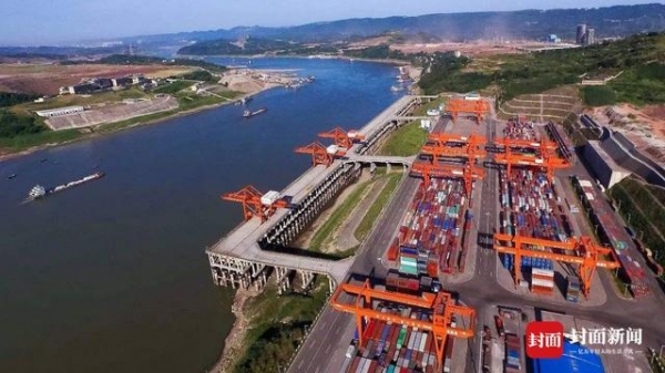 重庆果园保税物流中心（B型）二期进入主体施工阶段 预计国庆前完工-2.jpg