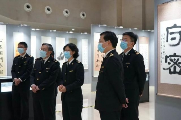 党旗飘扬保密护航 海关总署举办为期一周的“庆祝中国共产党成立100周年海关保密宣传教育作品展”-16.jpg