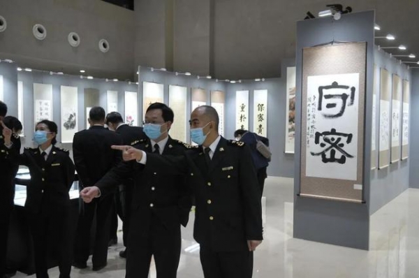 党旗飘扬保密护航 海关总署举办为期一周的“庆祝中国共产党成立100周年海关保密宣传教育作品展”-19.jpg
