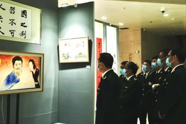 党旗飘扬保密护航 海关总署举办为期一周的“庆祝中国共产党成立100周年海关保密宣传教育作品展”-26.jpg