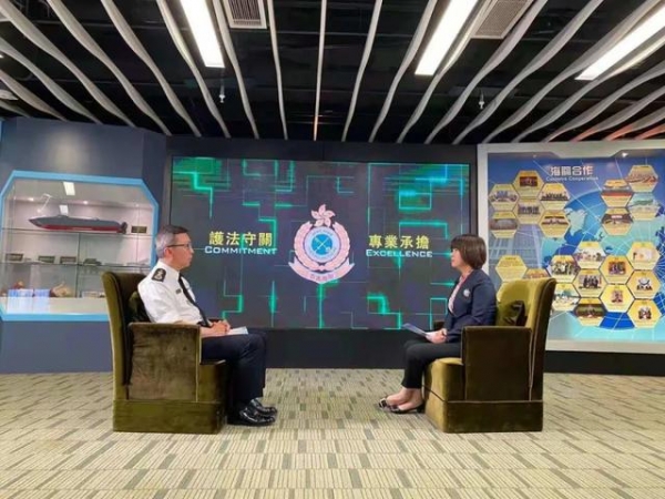专访香港海关关长邓以海：全力配合国安执法，不回避任何挑战-9.jpg