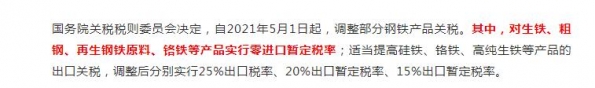 重磅！国家取消部分钢铁产品出口退税，调整关税！政策调整-1.jpg