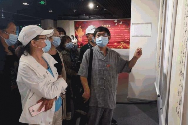 献礼百年 天津港保税区书画摄影展开展啦！-8.jpg