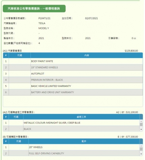 快讯：特斯拉Model Y登陆香港 海关公布港区价格-2.jpg