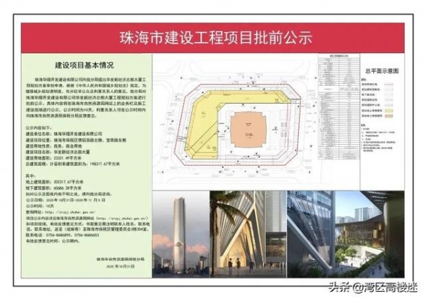 地标崛起！珠海保税区添340米高楼！华发新经济总部将动工-4.jpg
