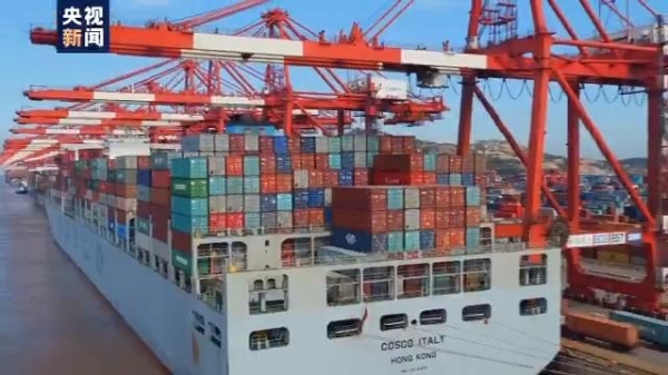 平均每一秒有150吨货物进出境 今年我国外贸进出口连续5个月正增长-8.jpg