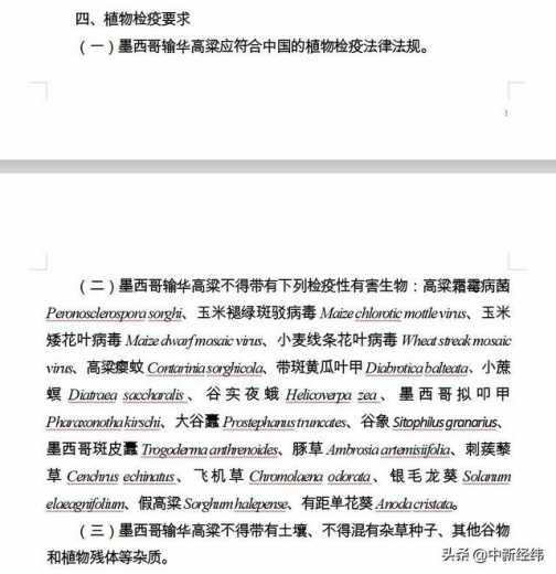 海关总署：允许即日起生产的、符合要求的墨西哥高粱进口-1.jpg