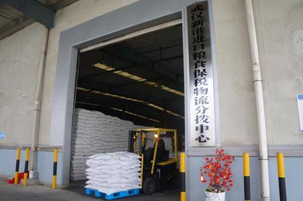 在武汉阳逻港，湖北首家粮食保税仓挂牌运营-2.jpg