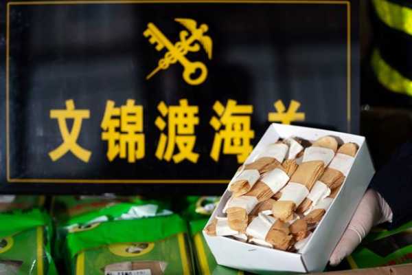 文锦渡海关截获26千克濒危野生植物制品天麻片-1.jpg