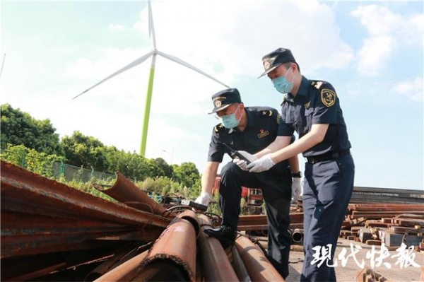 2020年南京海关查办走私违法案件2349起，查发1.89万吨“洋垃圾”-5.jpg