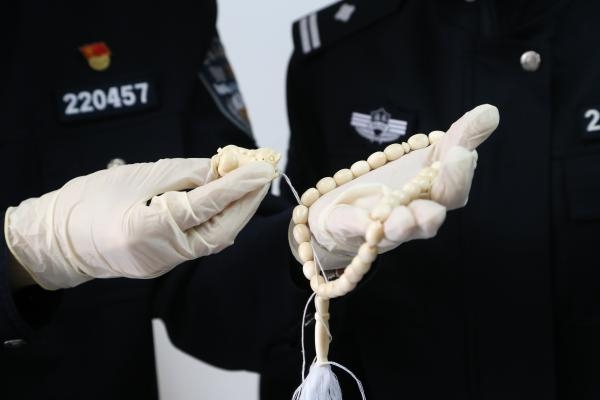 从非洲来的海轮上，海员把象牙藏折伞里、缝衣服上？海关：怎么藏都没用-3.jpg